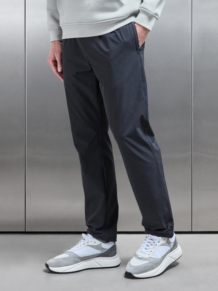 Relaxed Fit Nylon Trackpant in Grey