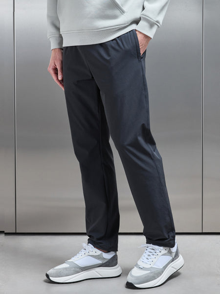 Relaxed Fit Nylon Trackpant in Grey