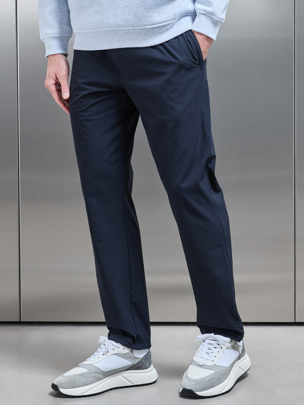 Relaxed Fit Nylon Trackpant in Navy