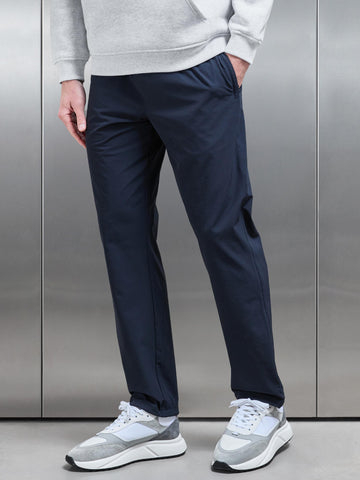 Relaxed Fit Nylon Trackpant in Navy