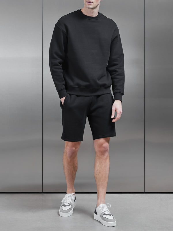 Relaxed Fit Sweatshirt in Black