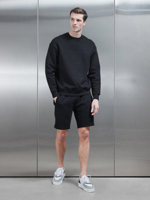 Relaxed Fit Sweatshirt in Black