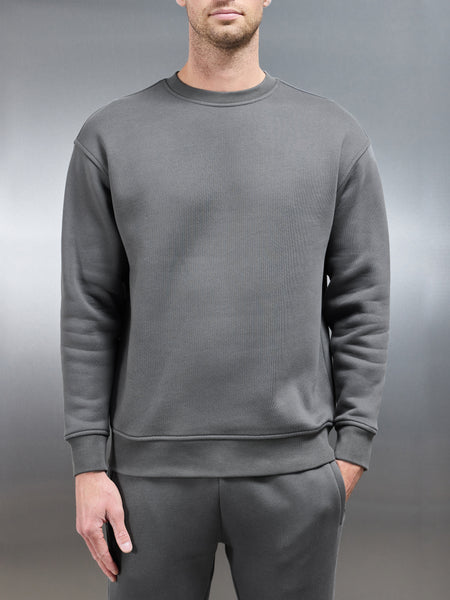 Relaxed Fit Sweatshirt in Grey