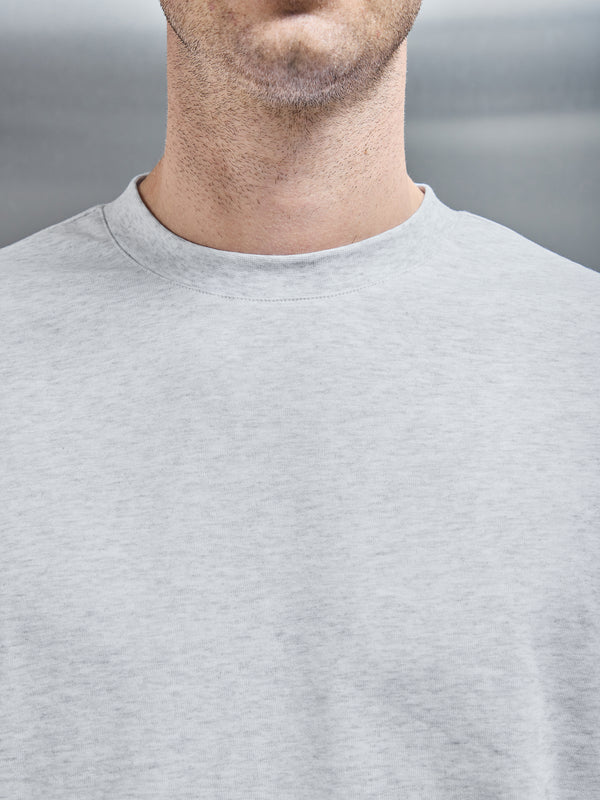 Relaxed Fit T-Shirt in Marl Grey