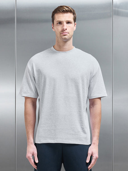 Relaxed T-Shirt in Marl Grey