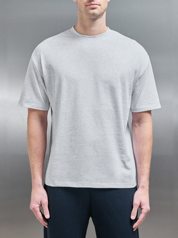 Relaxed Fit T-Shirt in Marl Grey