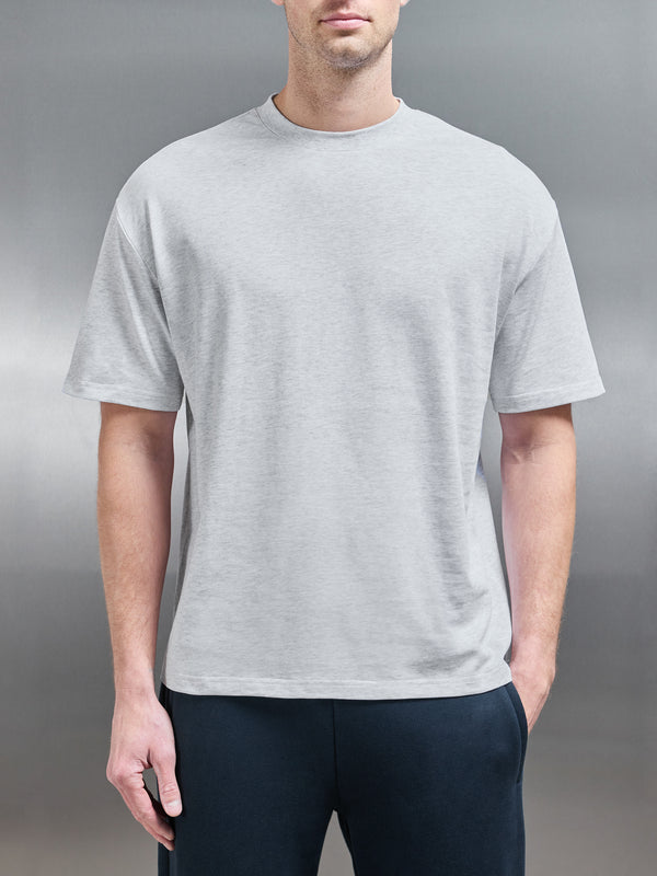 Relaxed Fit T-Shirt in Marl Grey