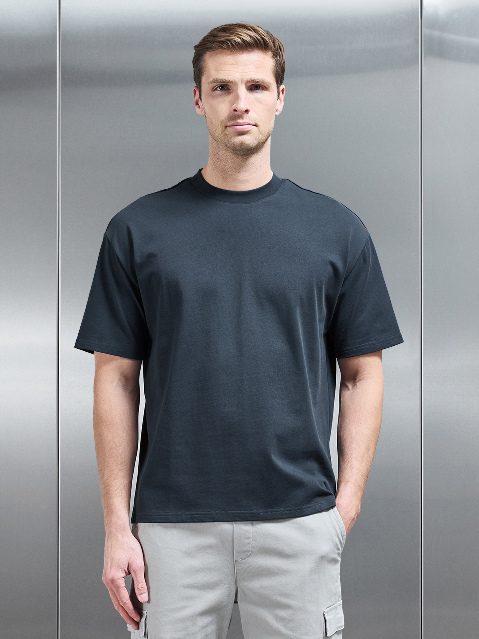 Relaxed T-Shirt in Navy