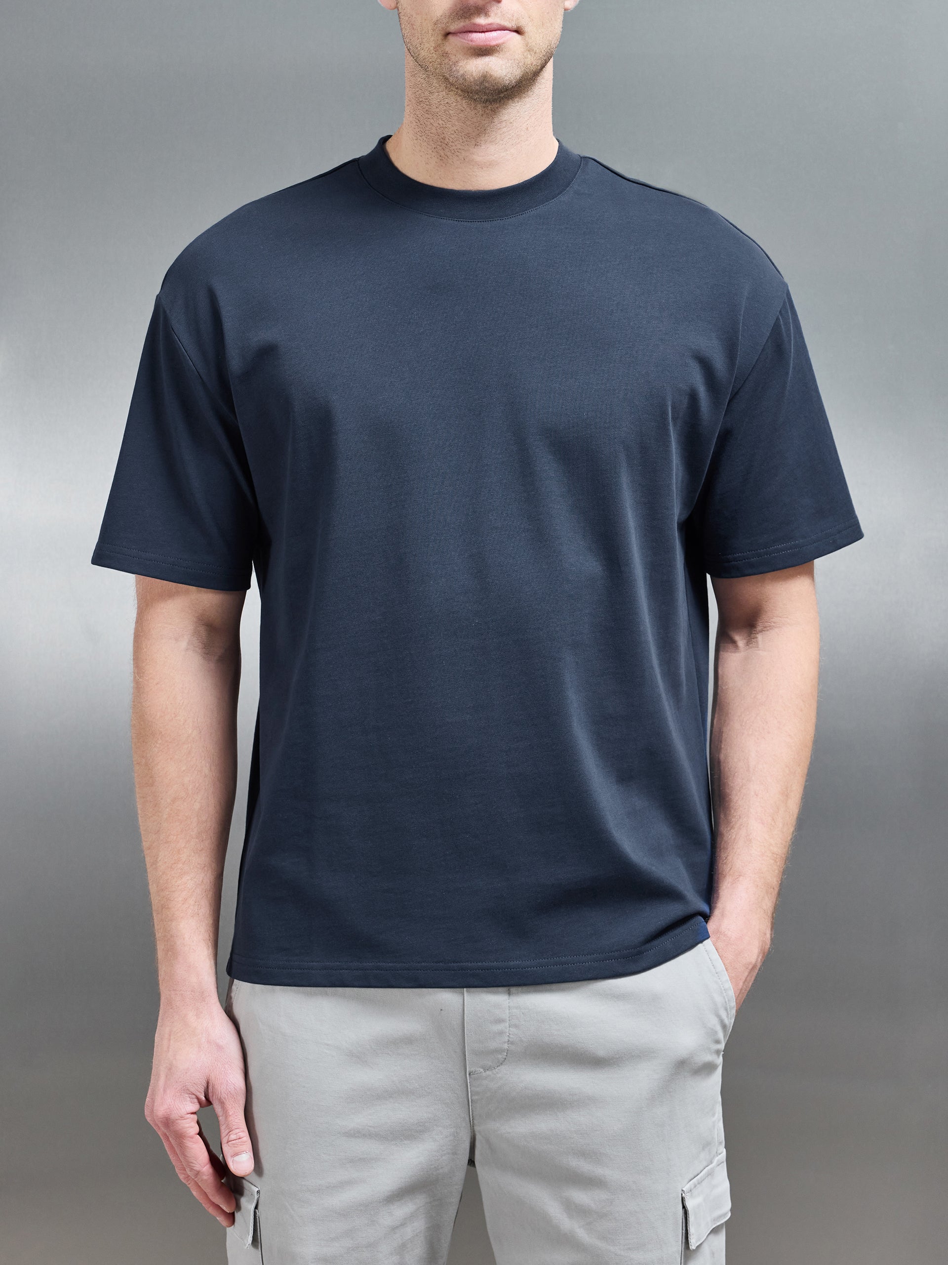 Relaxed Fit T-Shirt in Navy