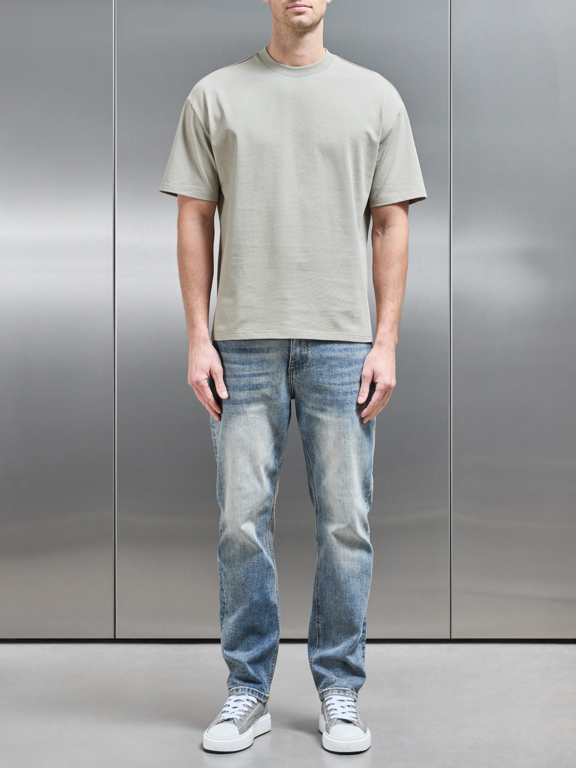 Relaxed Fit T-Shirt in Stone