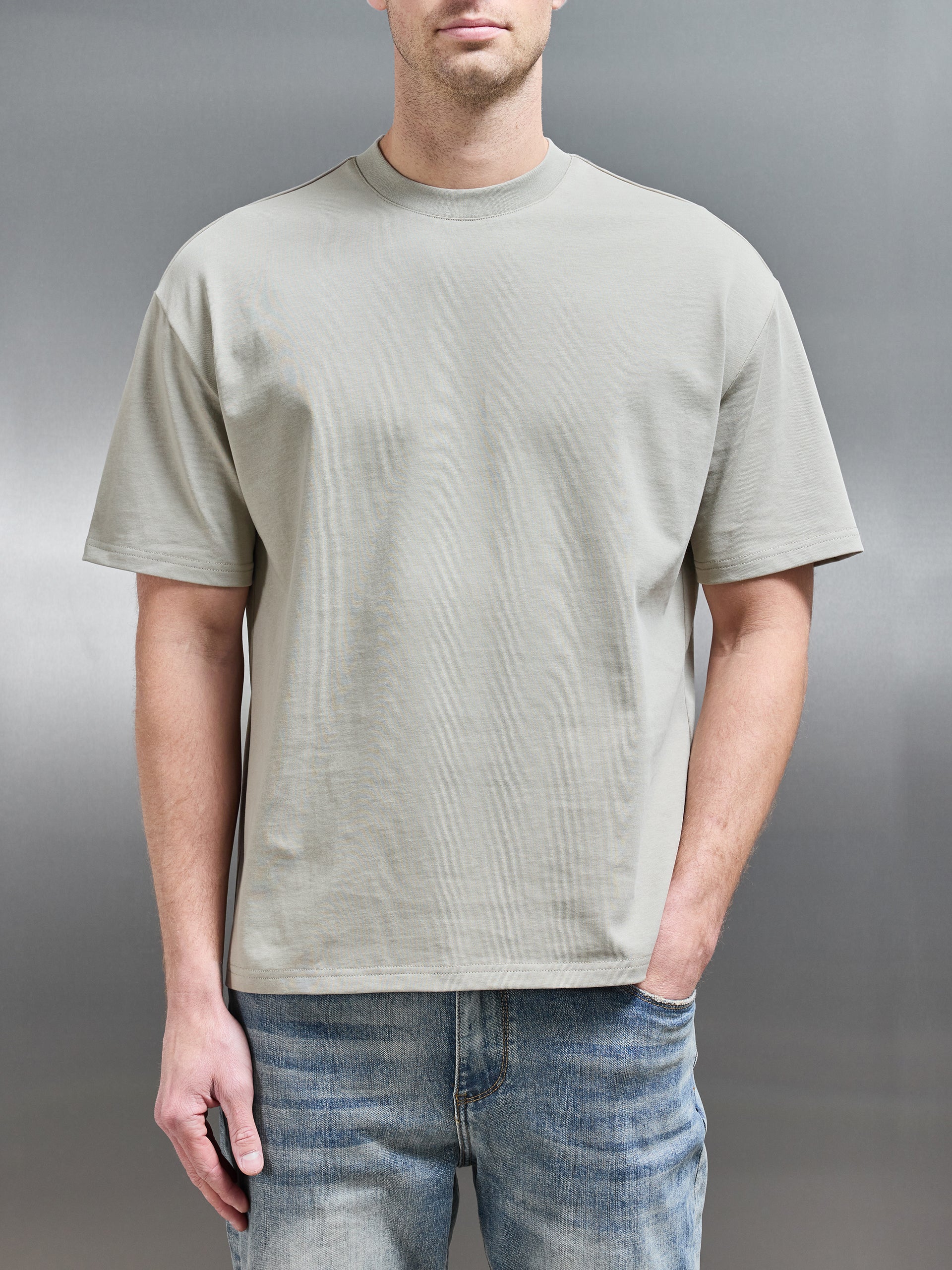 Relaxed Fit T-Shirt in Stone