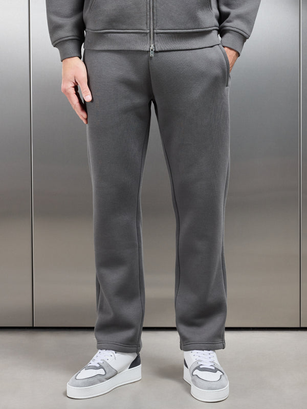 Relaxed Fit Straight Leg Jogger in Grey