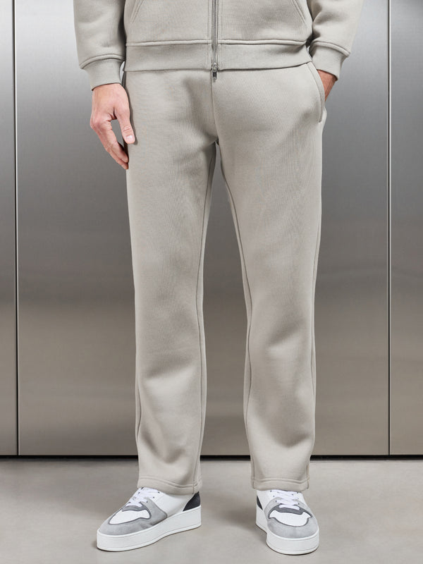 Relaxed Fit Straight Leg Jogger in Stone