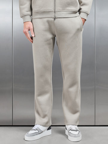 Relaxed Fit Straight Leg Jogger in Stone