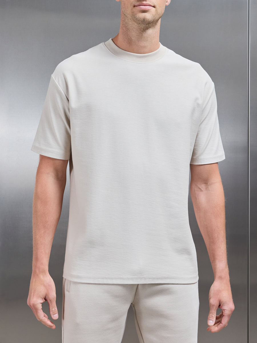 Relaxed Fit T-Shirt in Beige