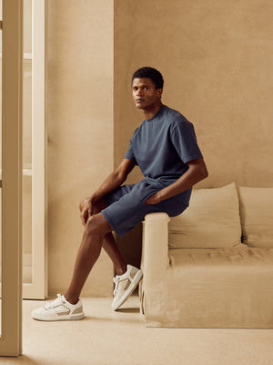 Relaxed Fit T-Shirt in Slate Blue