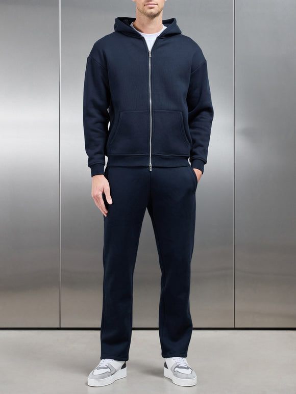 Relaxed Fit Straight Leg Jogger in Navy