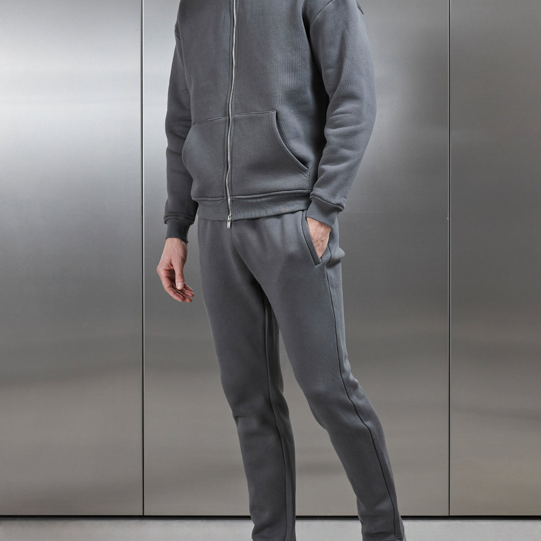 Relaxed Straight Leg Jogger in Grey