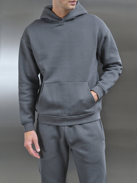 Charcoal grey outlet hoodie mens