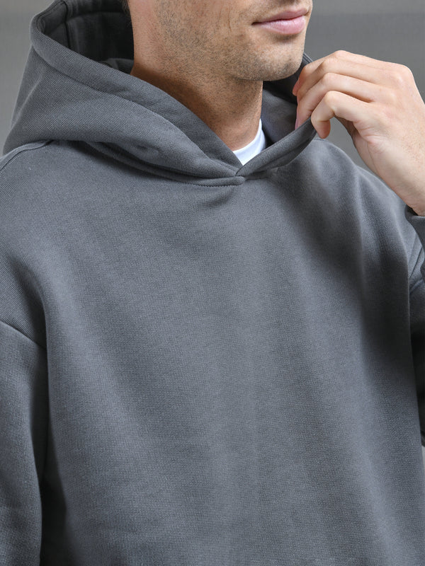 Relaxed Fit Hoodie in Grey
