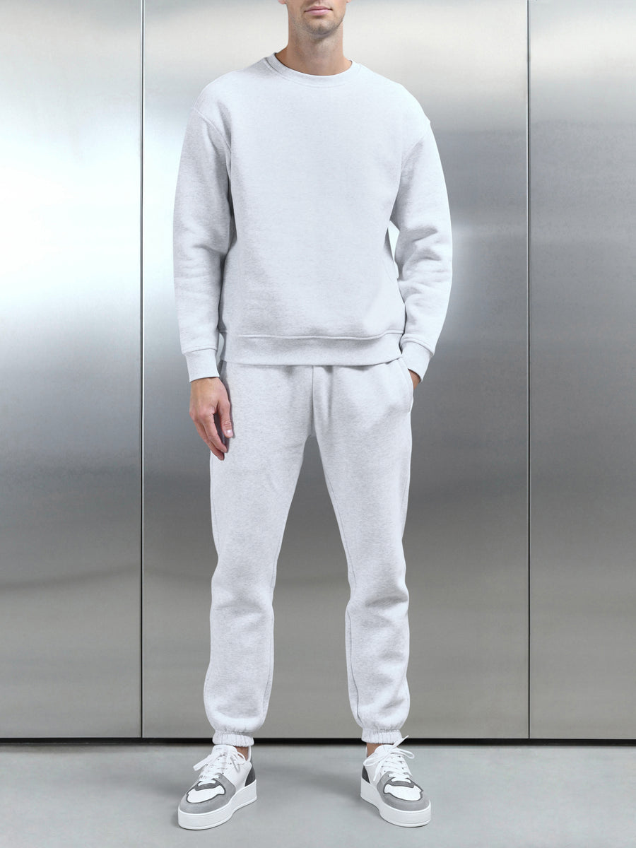 Relaxed Fit Jogger in Marl Grey