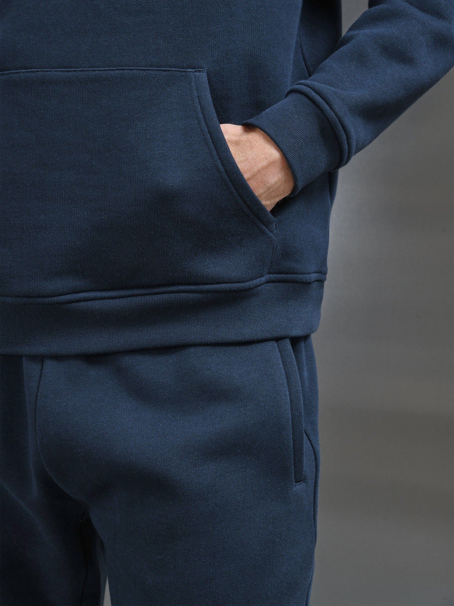 Relaxed Fit Hoodie in Navy