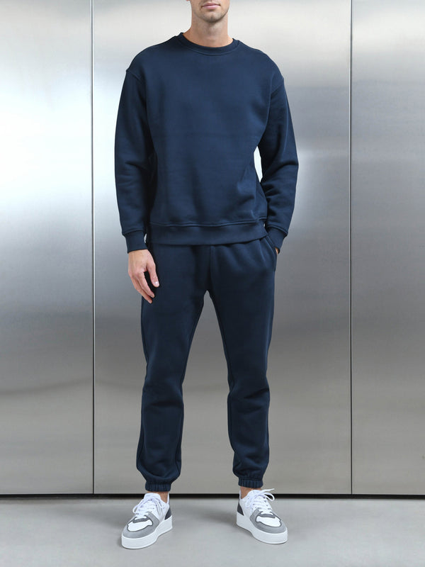 Relaxed Fit Sweatshirt in Navy