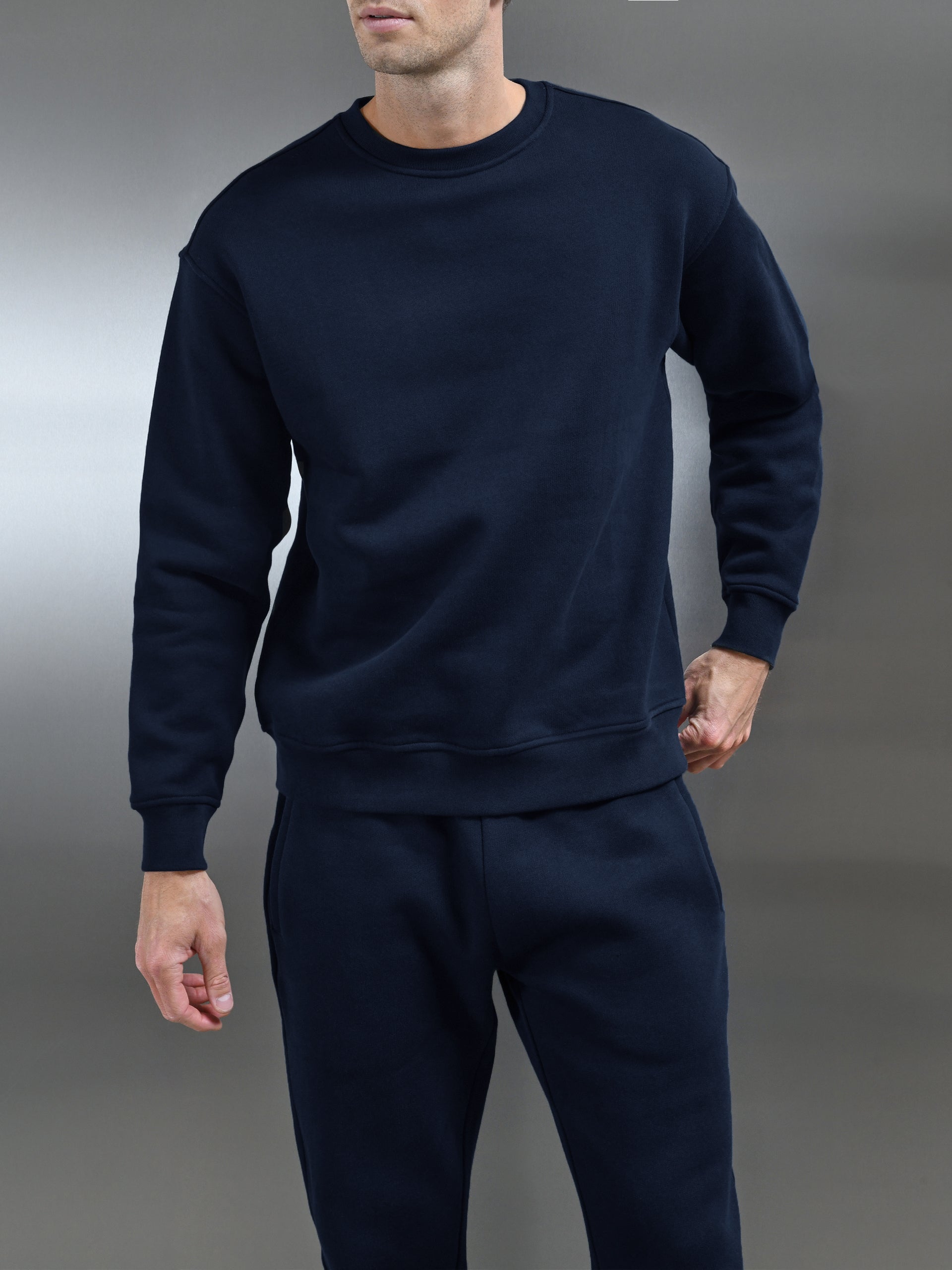 Relaxed Fit Sweatshirt in Navy