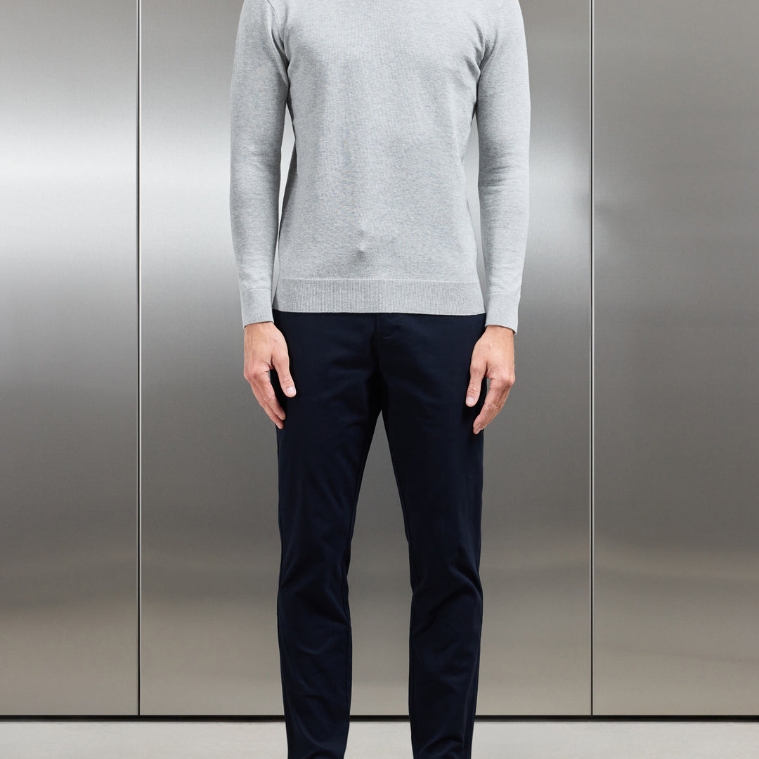 Relaxed Fit Chino Trouser in Navy