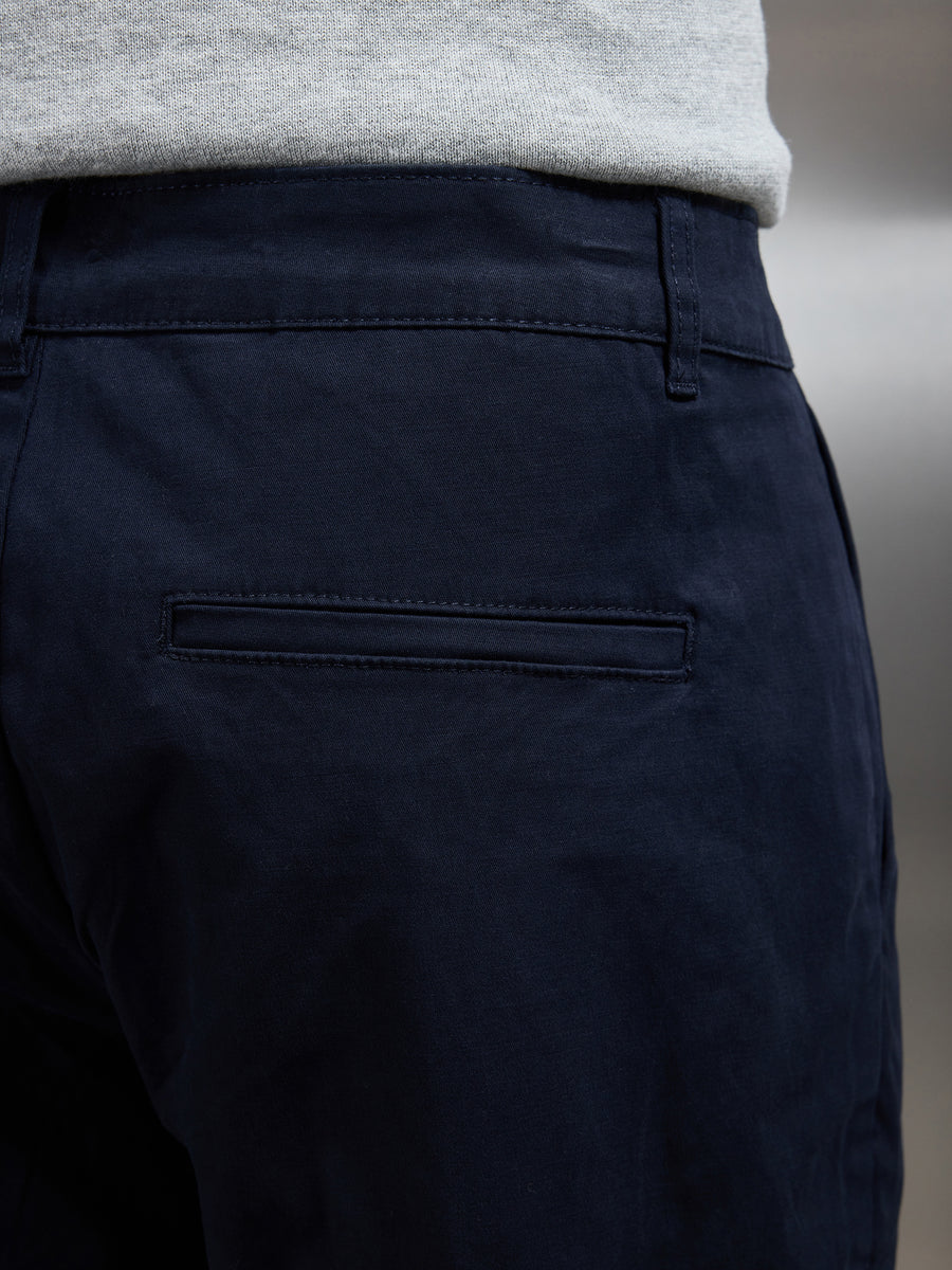 Relaxed Fit Chino Trouser in Navy