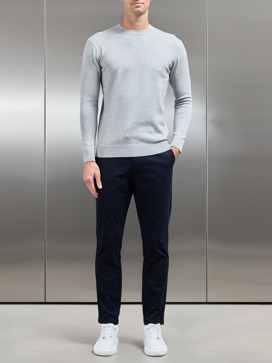 Relaxed Fit Chino Trouser in Navy