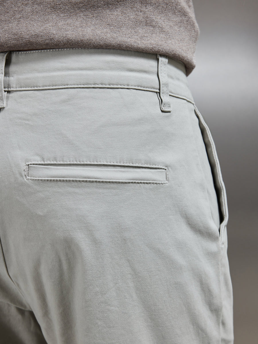 Relaxed Fit Chino Trouser in Stone