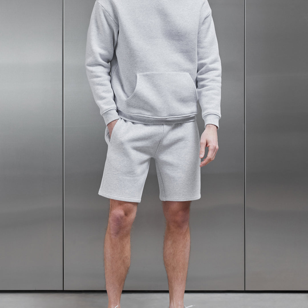 Relaxed Fit Hoodie in Marl Grey