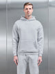 Relaxed Fit Hoodie in Marl Grey