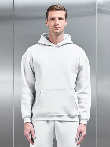 Relaxed Fit Hoodie in Mid Grey