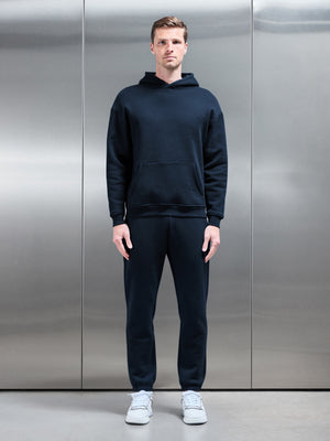 Relaxed Fit Hoodie in Navy