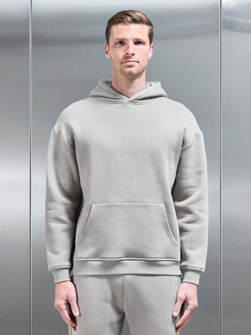 Relaxed Fit Hoodie in Stone