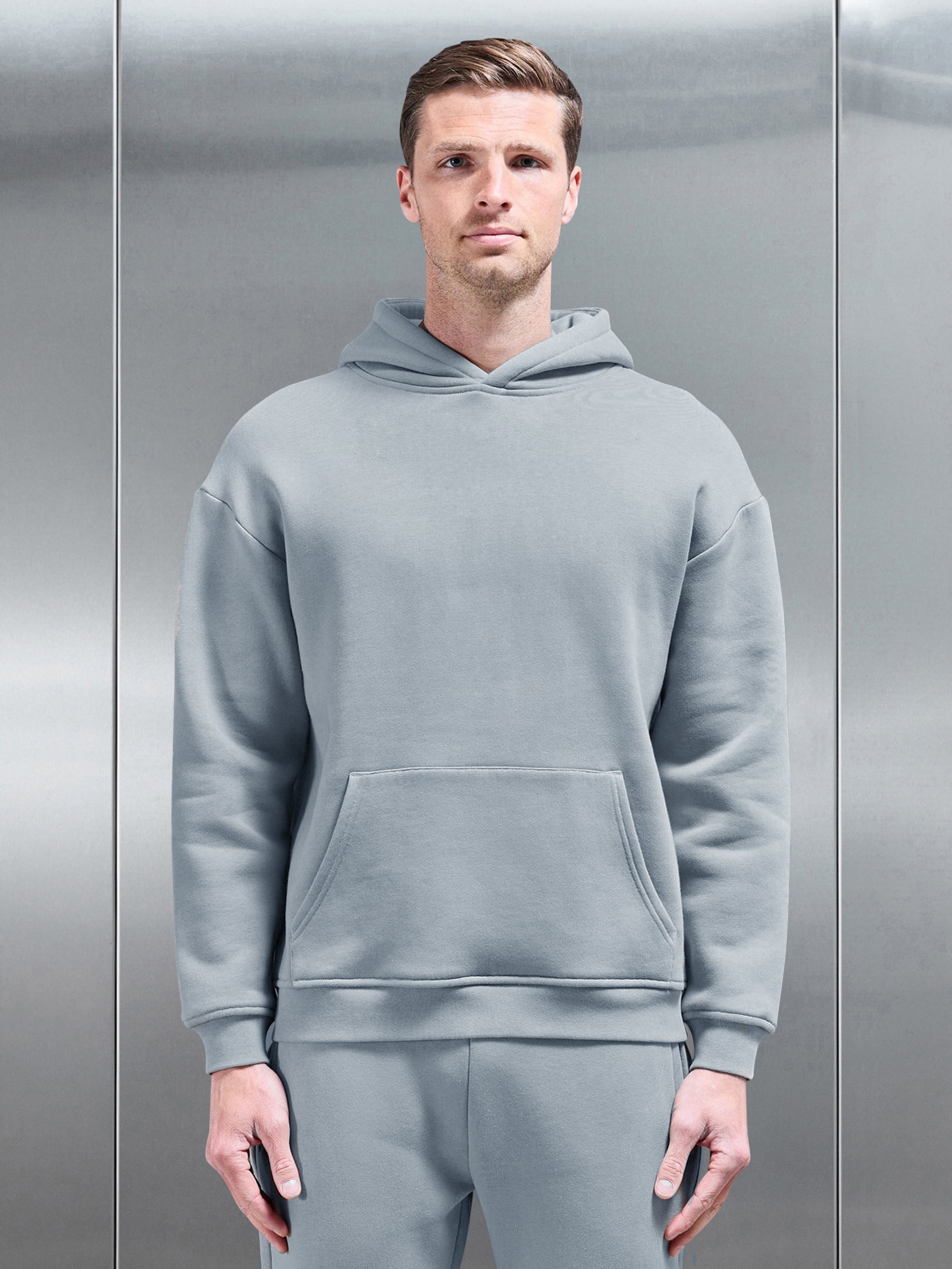 Relaxed Fit Hoodie in Coast Blue