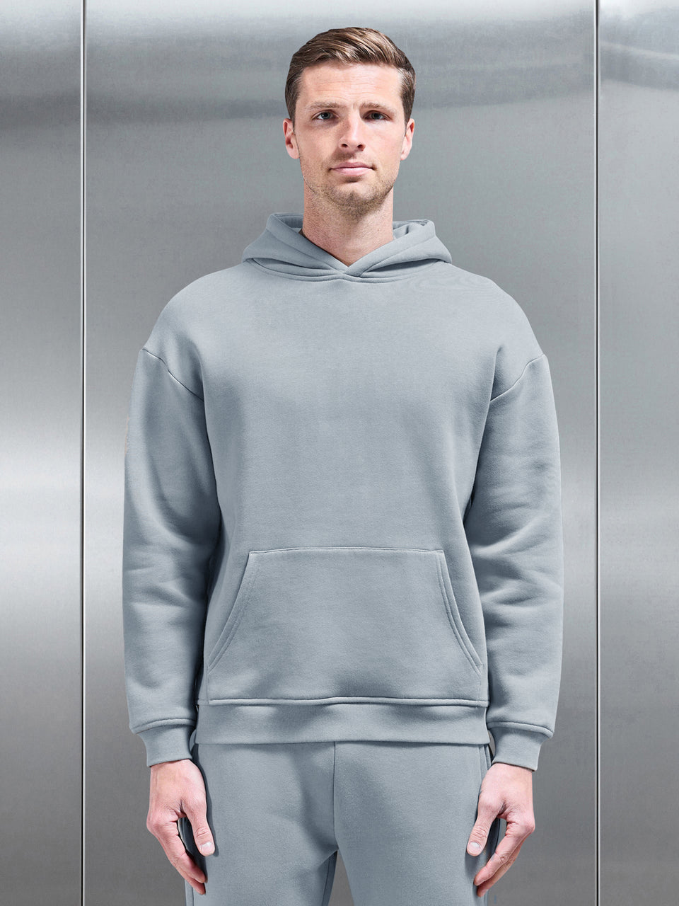 Relaxed Fit Hoodie in Coast Blue