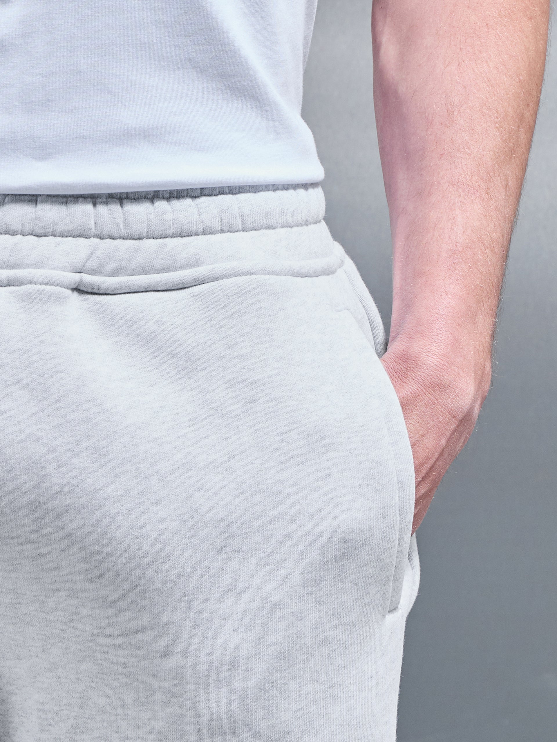 Relaxed Fit Jogger in Marl Grey