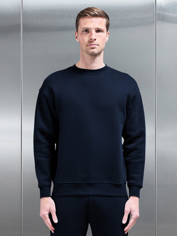 Relaxed Fit Sweatshirt in Navy