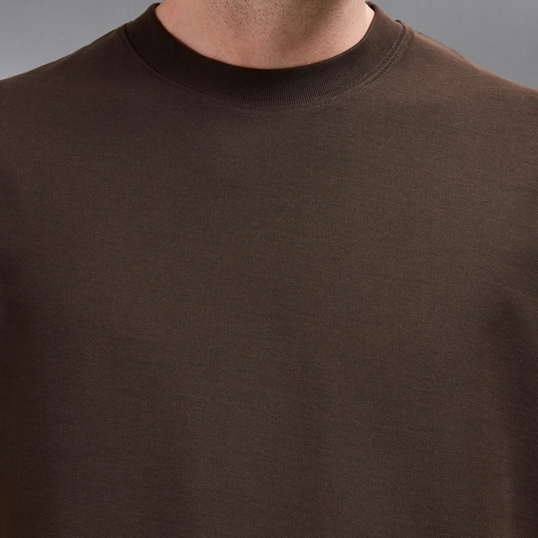 Relaxed Fit T-Shirt in Brown