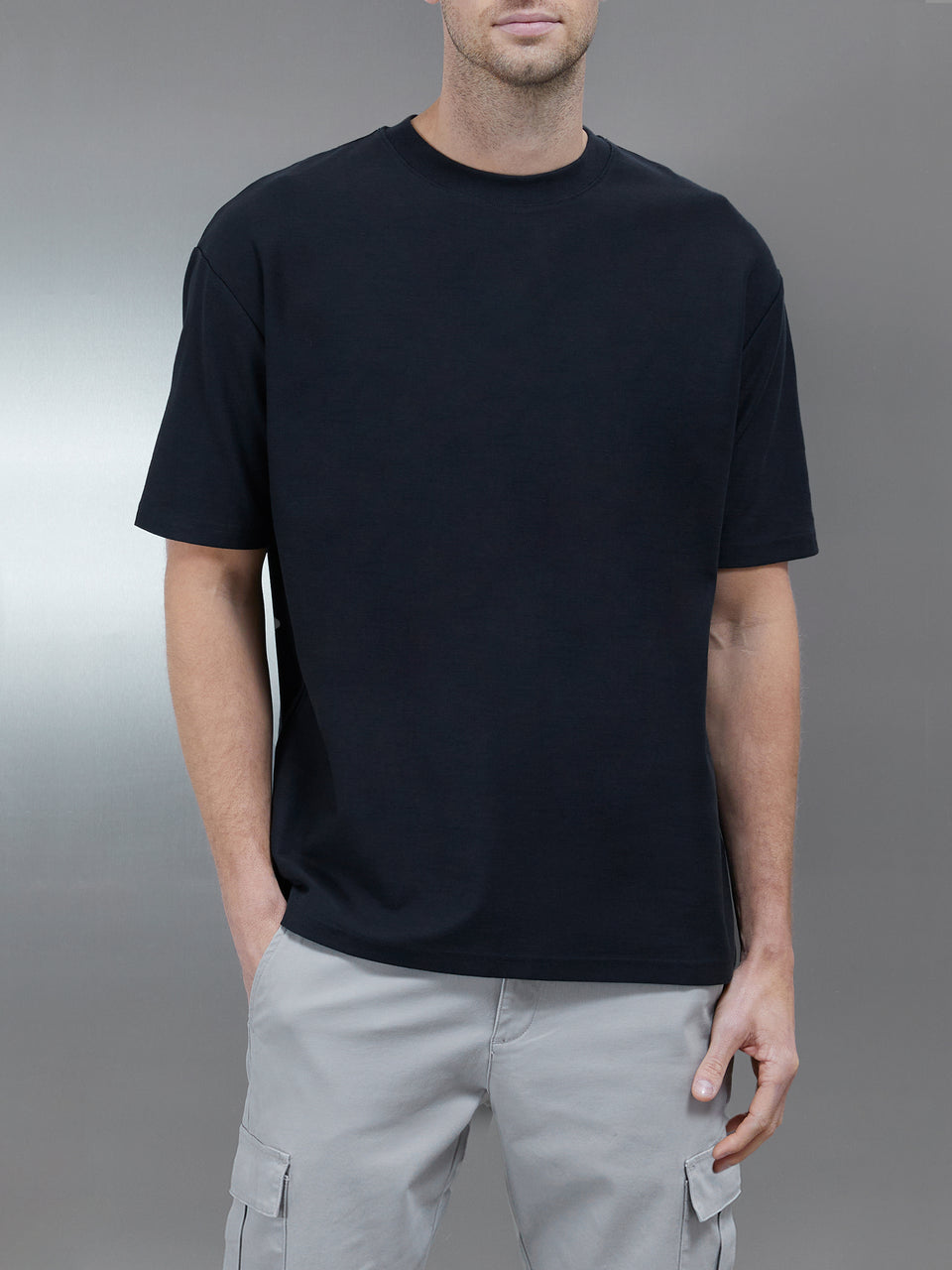 Relaxed Fit T-Shirt in Midnight Navy