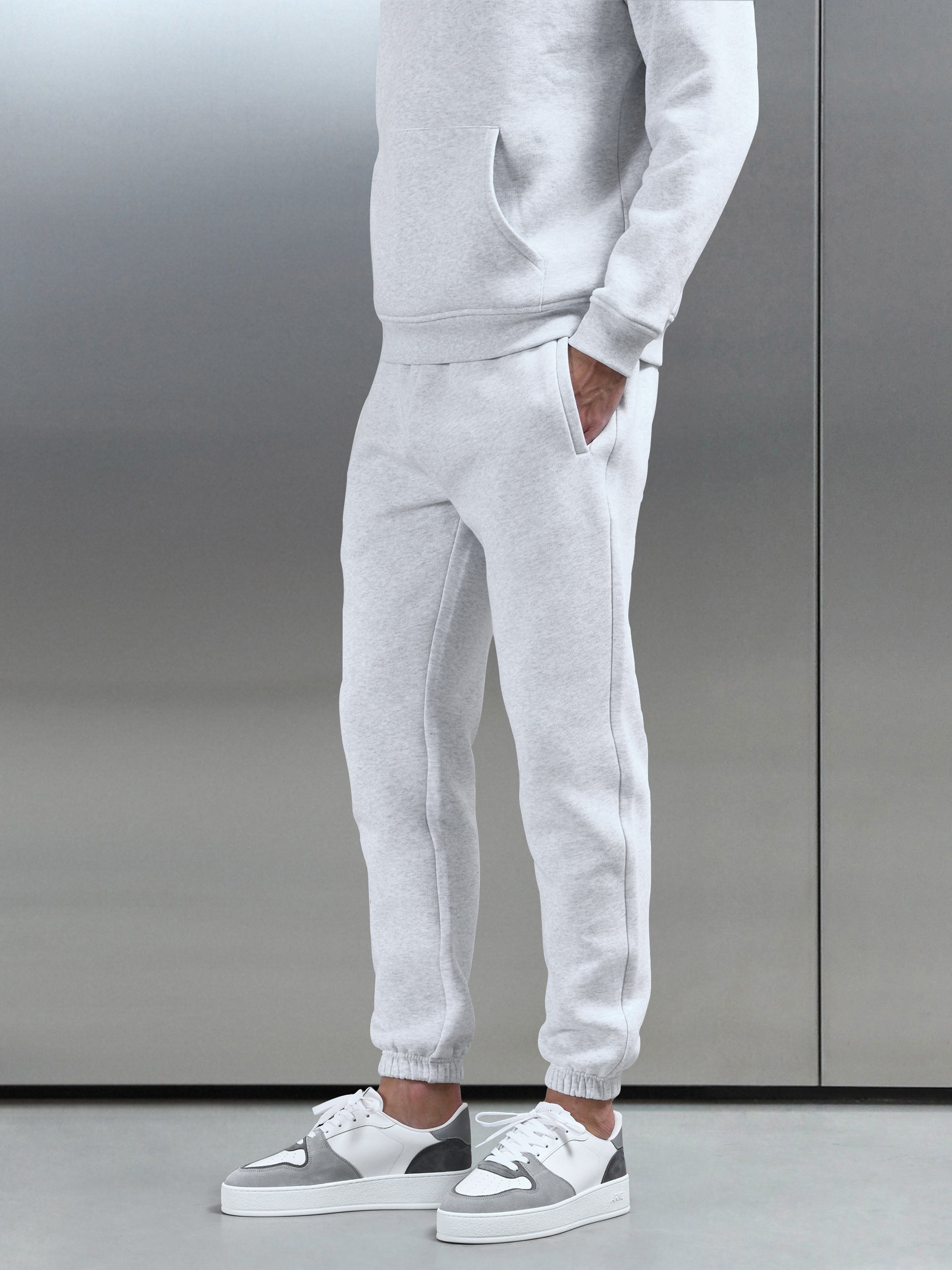 Mens heather grey online joggers