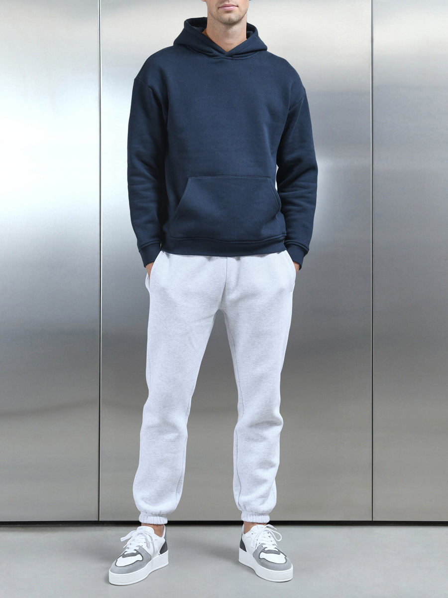 Relaxed Fit Hoodie in Navy