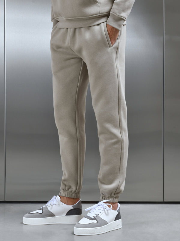 Relaxed Fit Jogger in Stone