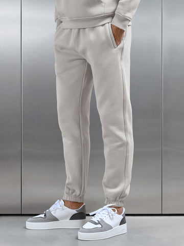 Relaxed Fit Jogger in Stone