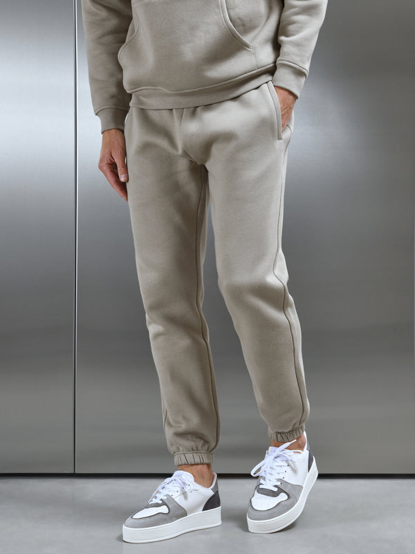 Relaxed Fit Jogger in Stone