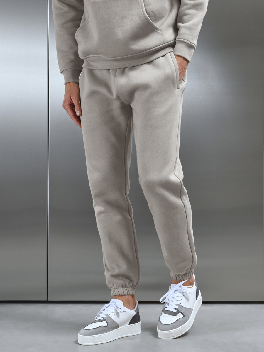 Relaxed Fit Jogger in Stone