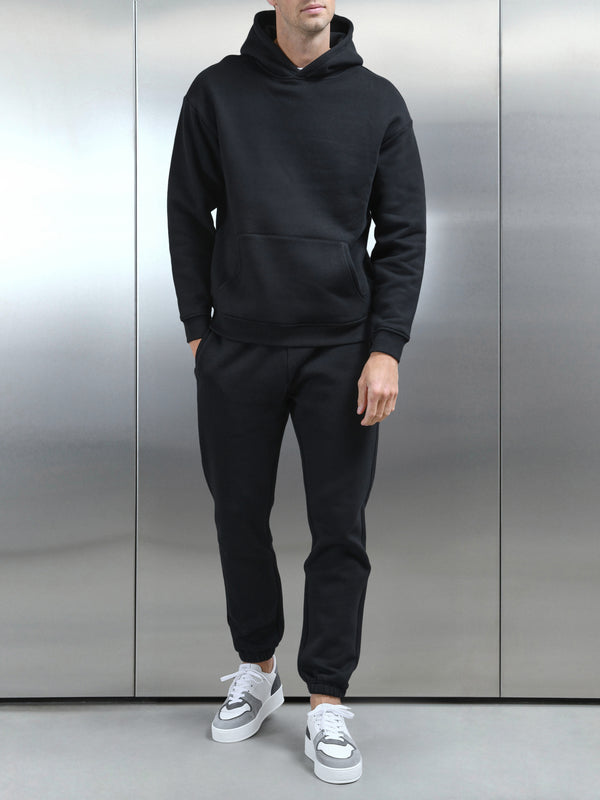 Slim Fit Sweatpants - Black with White – North Standard